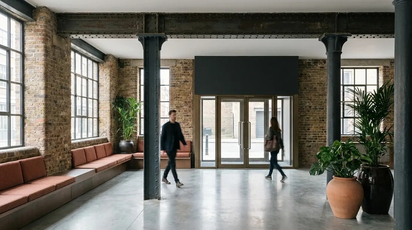Clerkenwell workspace interior CGI