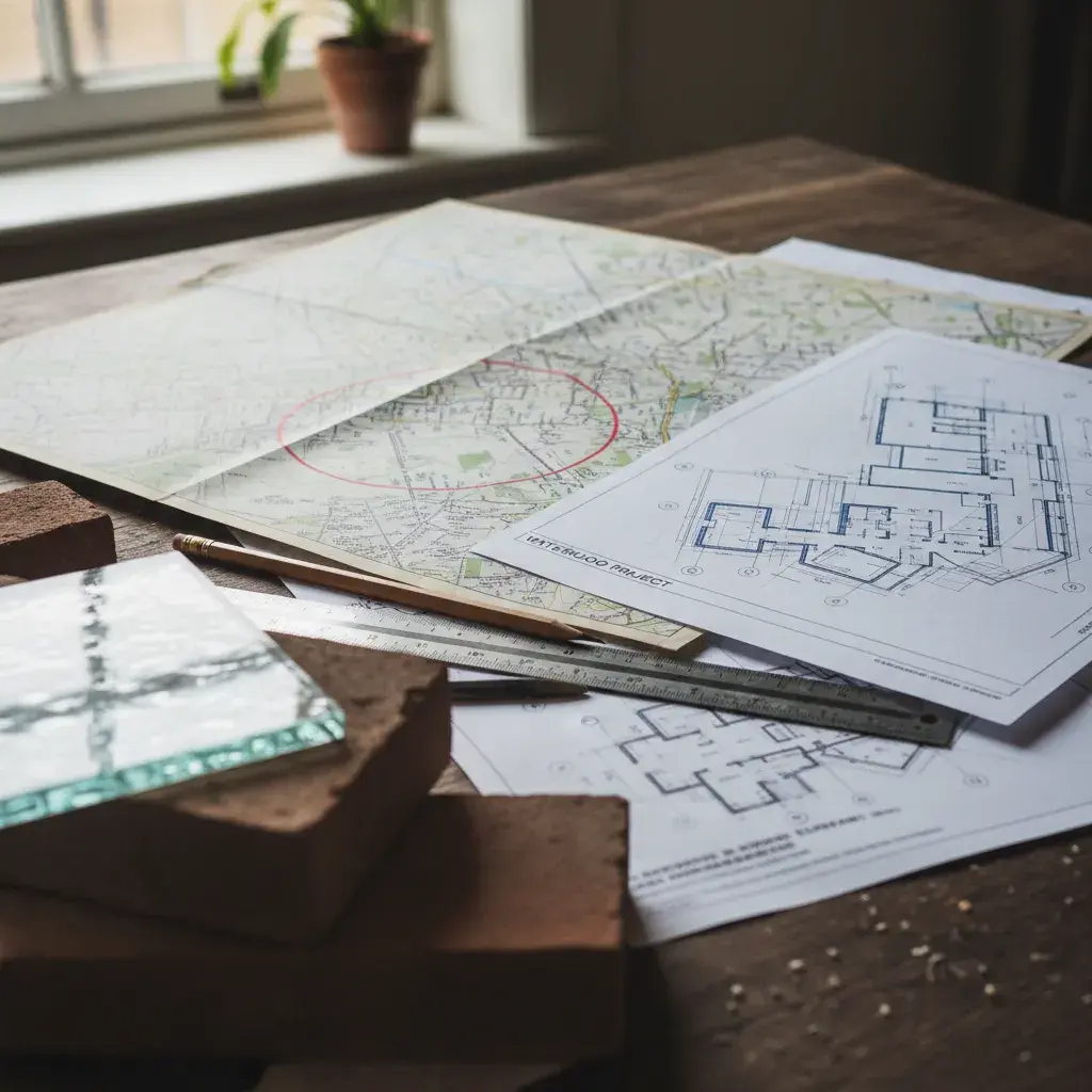 Architectural drawings and planning documents
