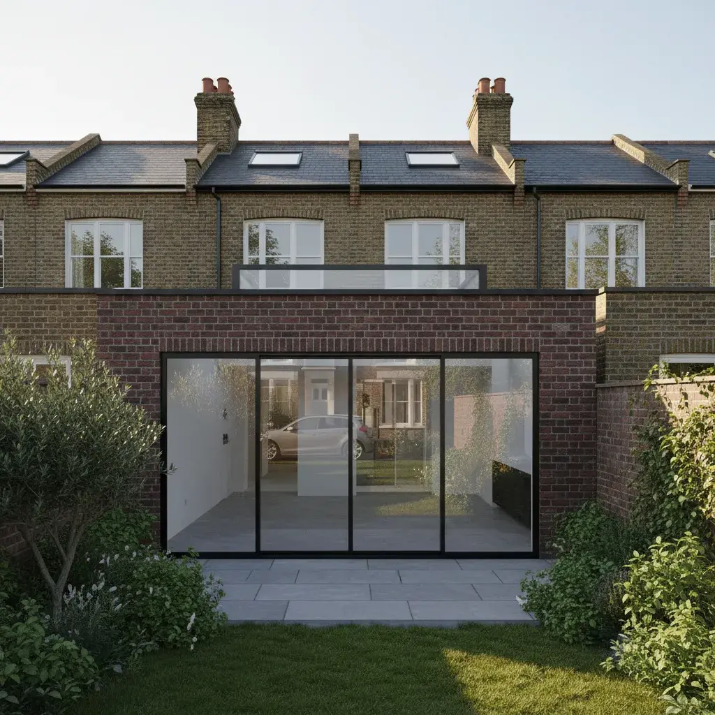 Balham terrace residential extension CGI